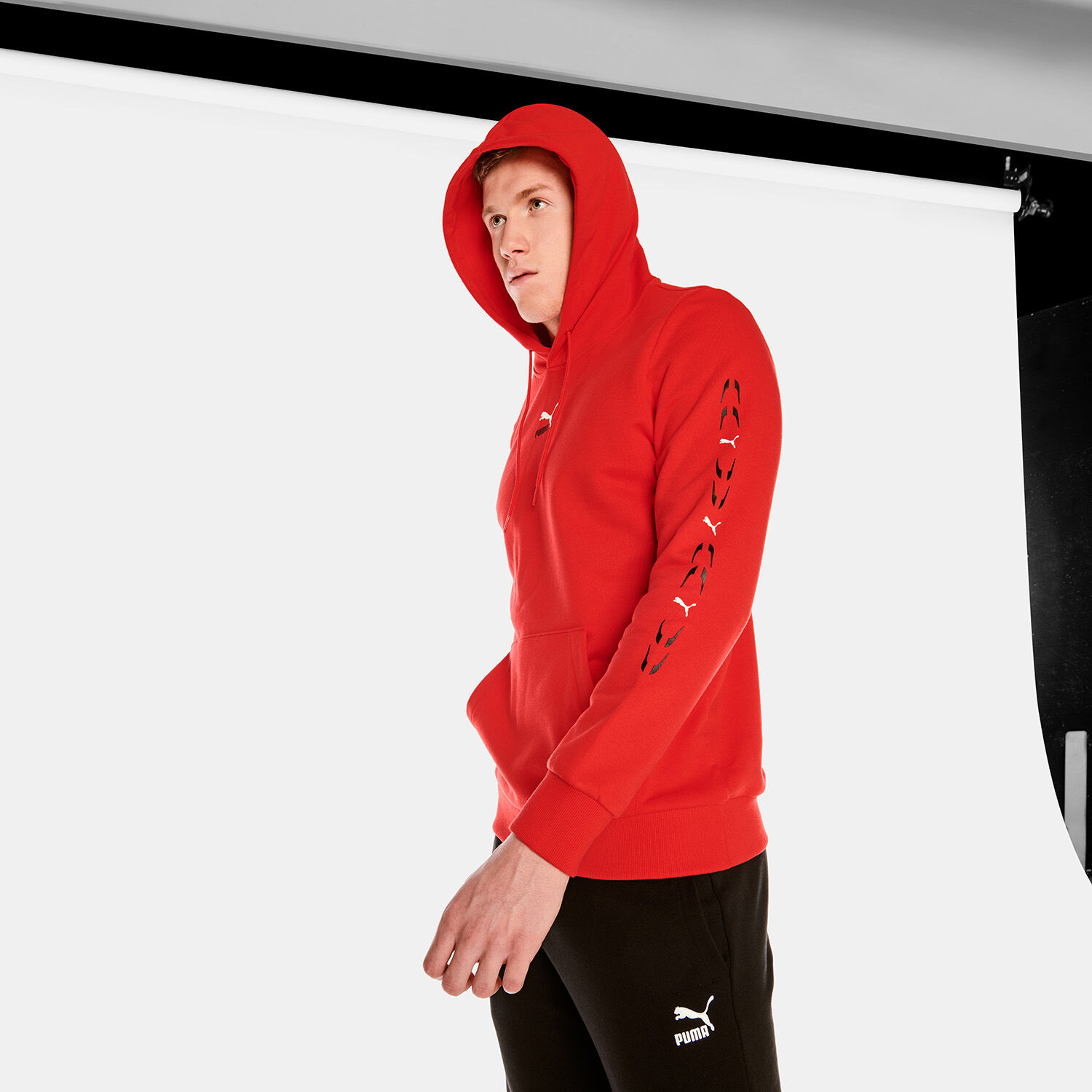 Felpe puma rosse sales
