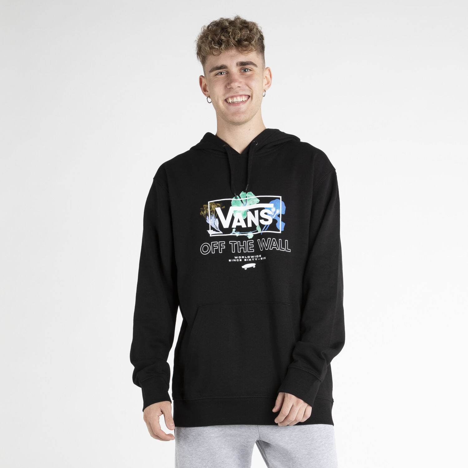 FELPA CON CAPPUCCIO VANS PRESSED FLORAL