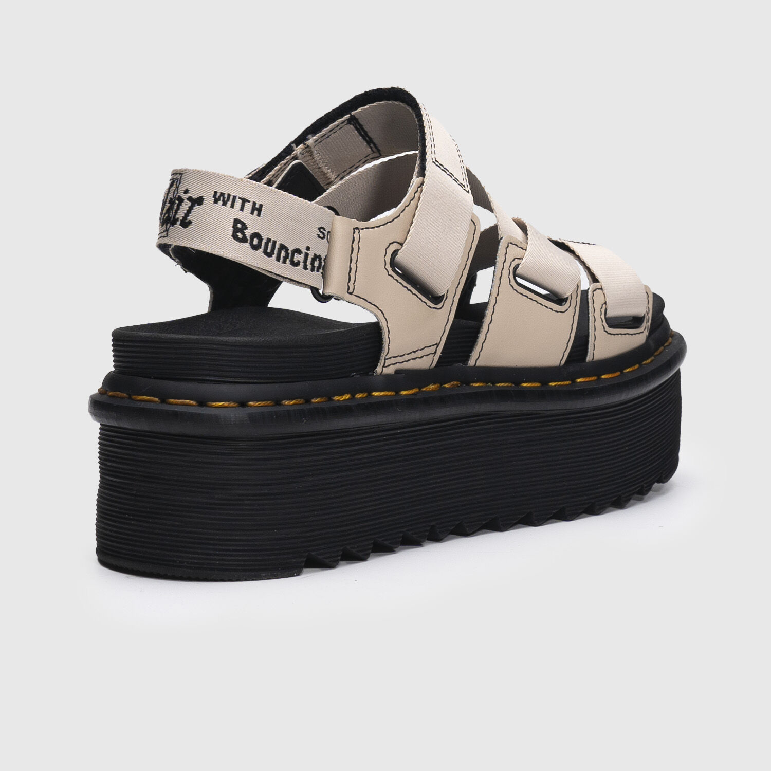 Sandali Dr. Martens Kimber bianchi e neri AW LAB