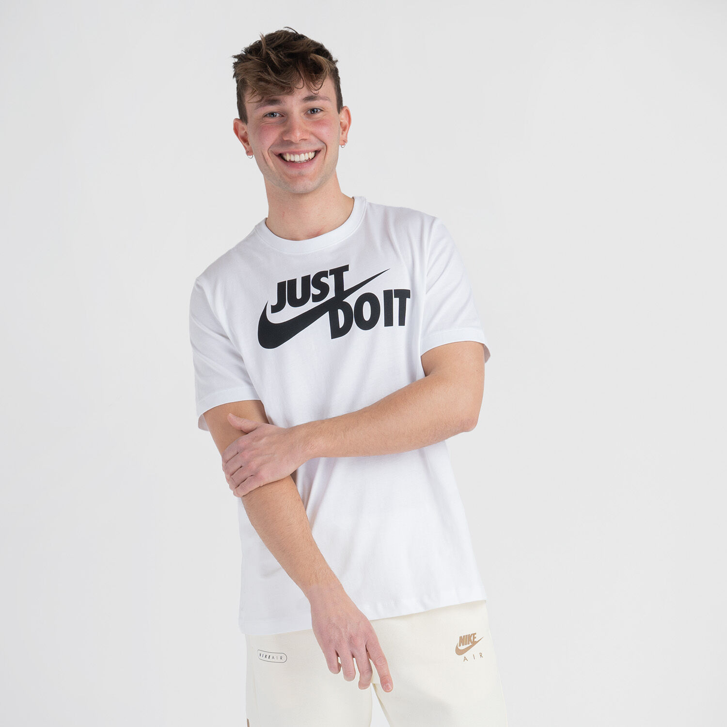 Maglia nike bianca just do it hotsell