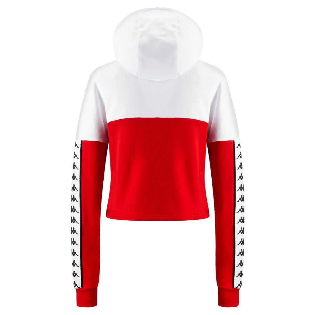 Felpa kappa donna rosso online