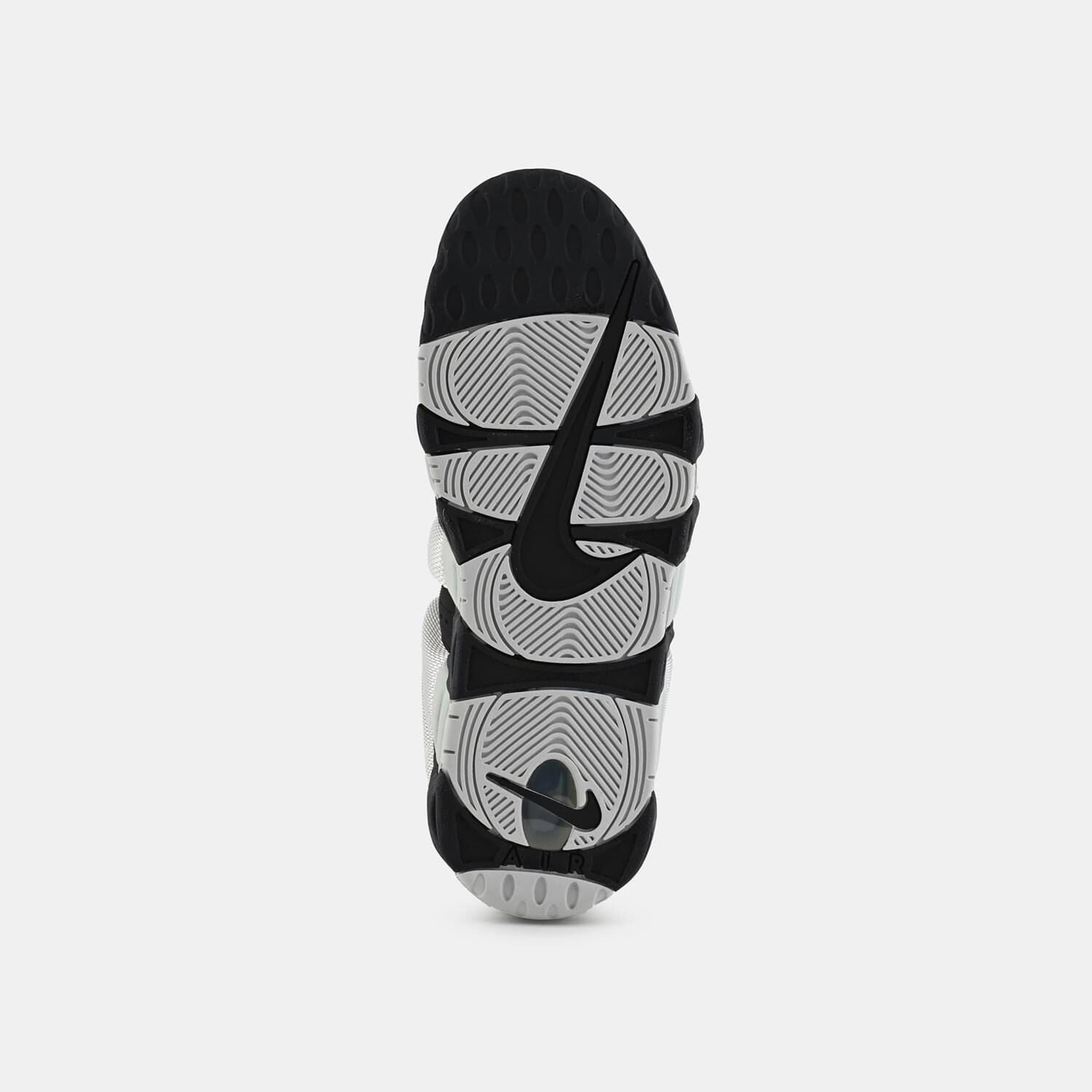 Nike Air More Uptempo Low nere e bianche AW LAB