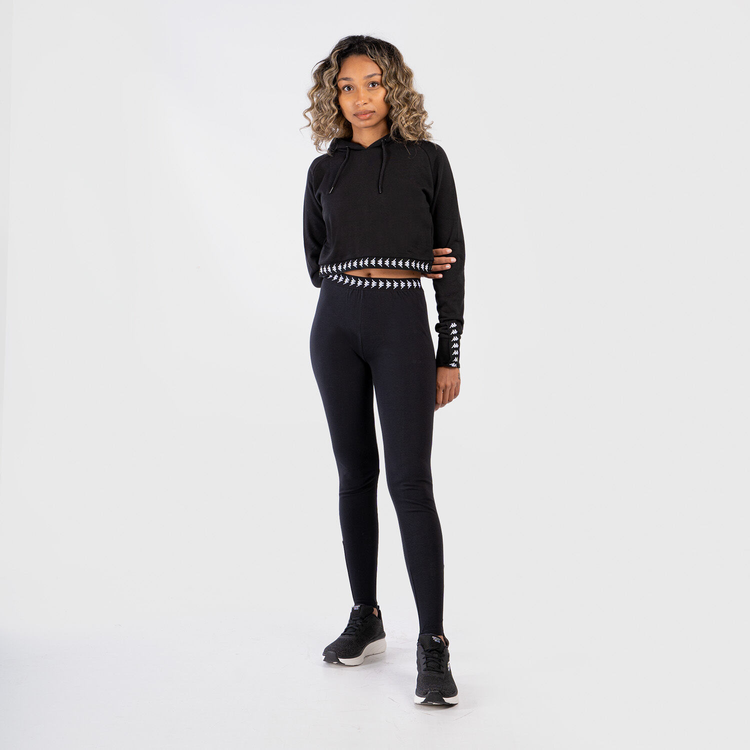Felpa kappa hot sale 222 bianca
