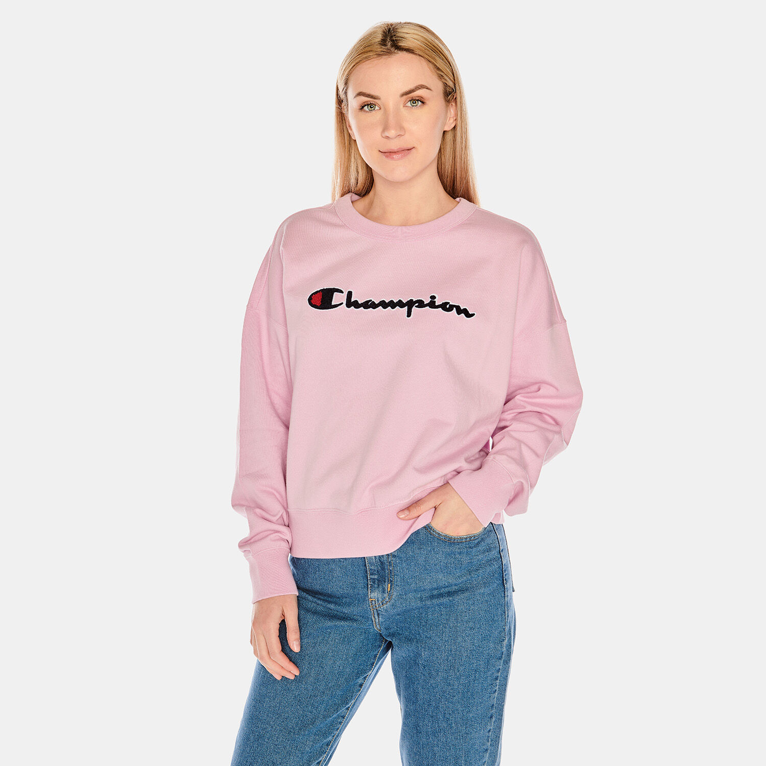 Felpa champion rosa best sale