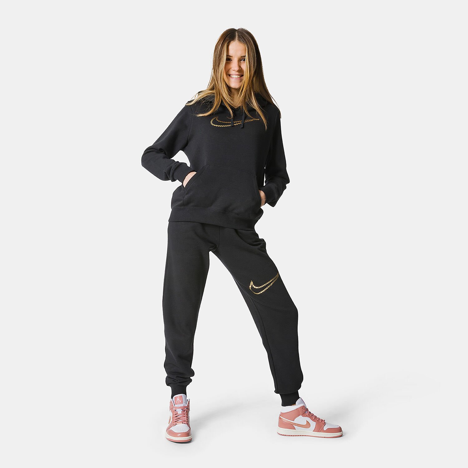 Pantaloni kappa dorati clearance