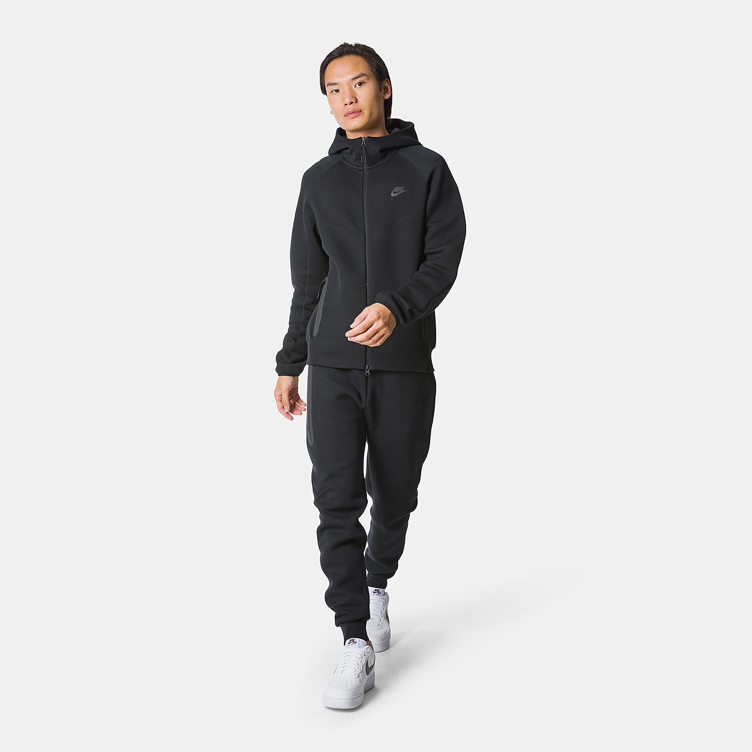 Felpa Nike Sportswear Tech Fleece Windrunner nera AW LAB