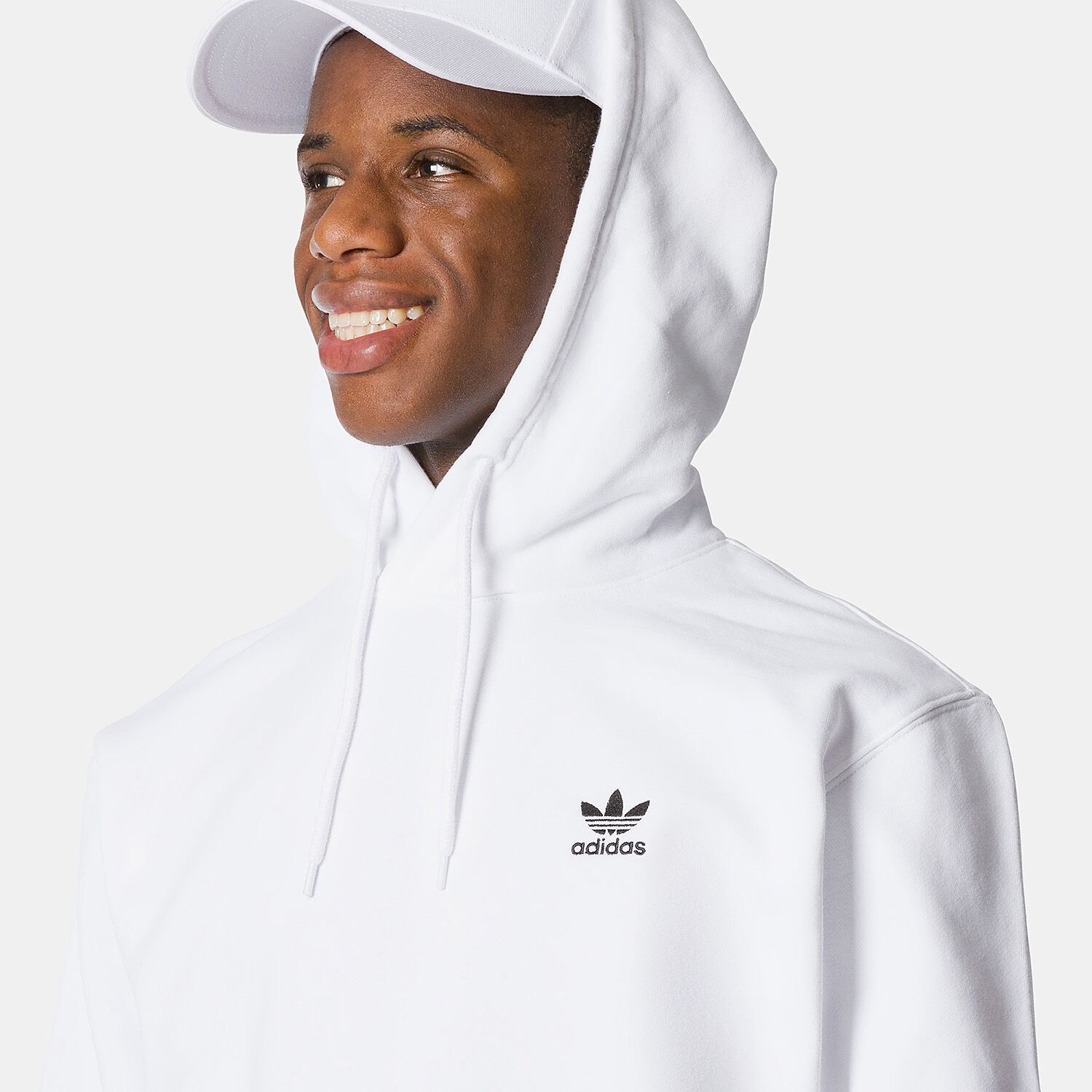 Felpa adidas bianca e nera hotsell