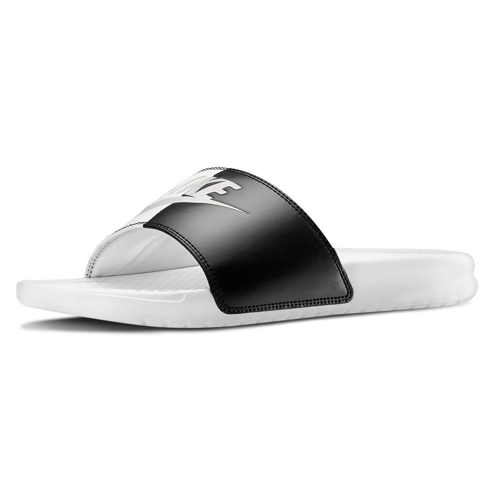 Ciabatte Nike Benassi Just Do It Bianco e Nero da Donna AW LAB