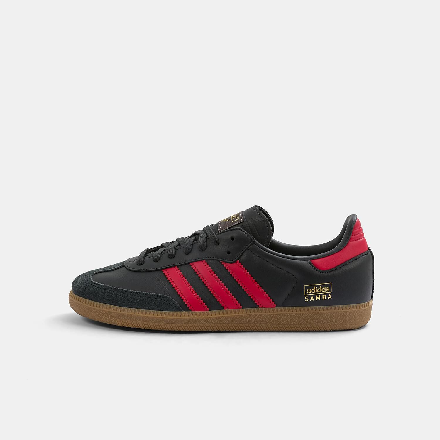 adidas Samba OG nere rosse e marroni AW LAB
