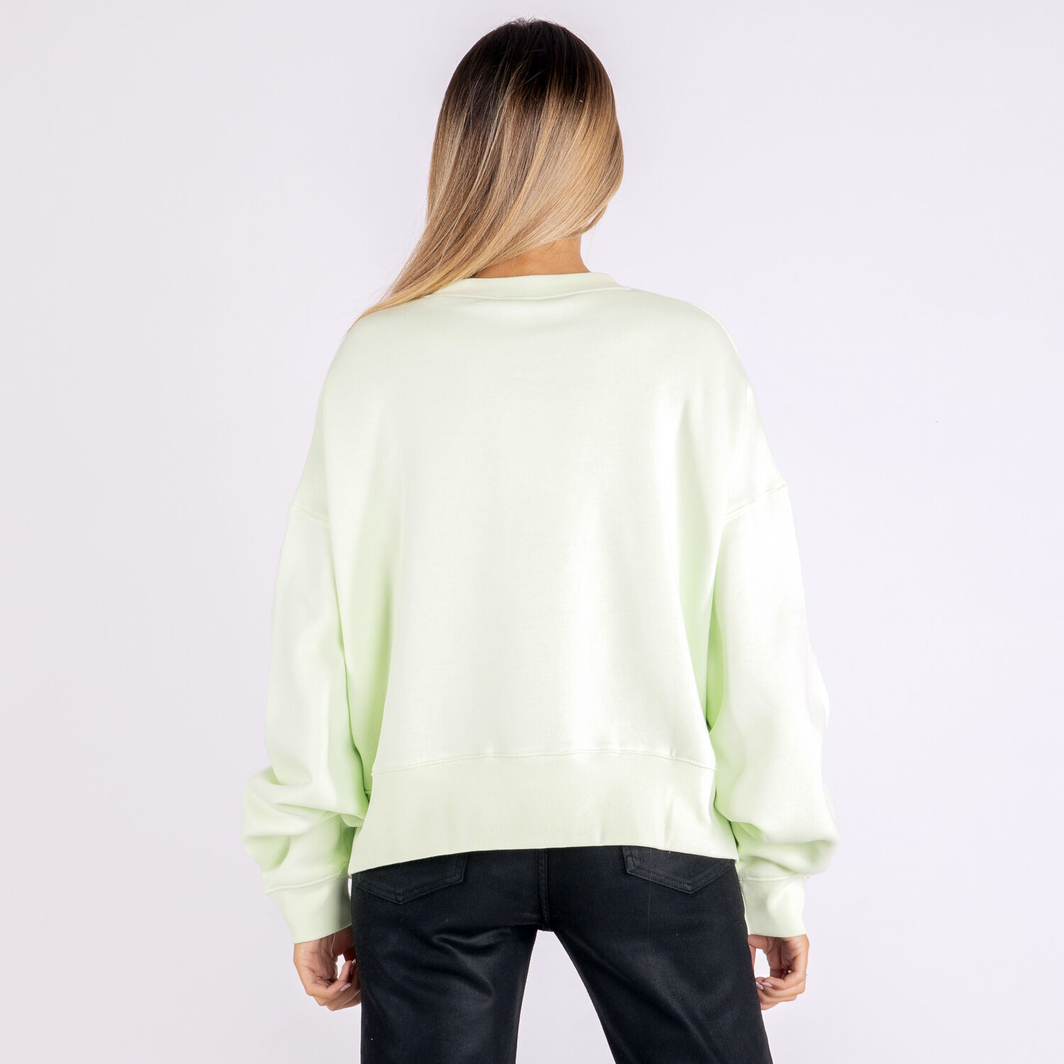 Felpa nike shop verde lime