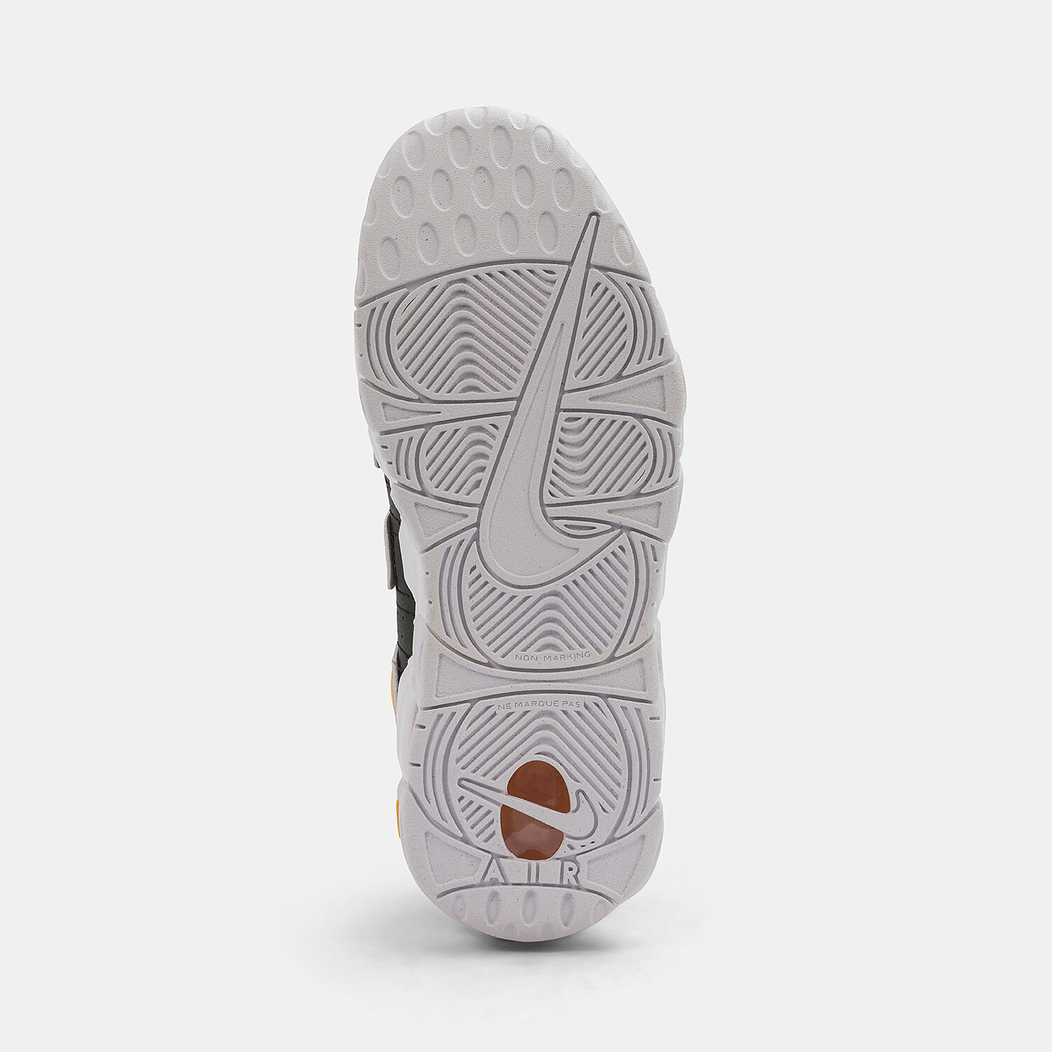 Nike Air More Uptempo GS nere gialle e bianche AW LAB