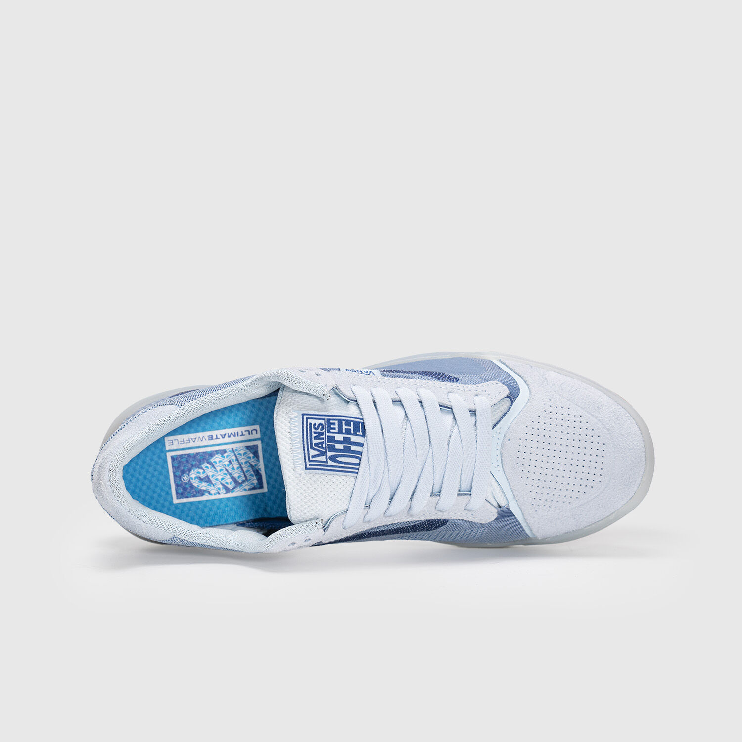 Vans Translucent Evdnt Ultimatewaffle bianche celesti e nere AW LAB