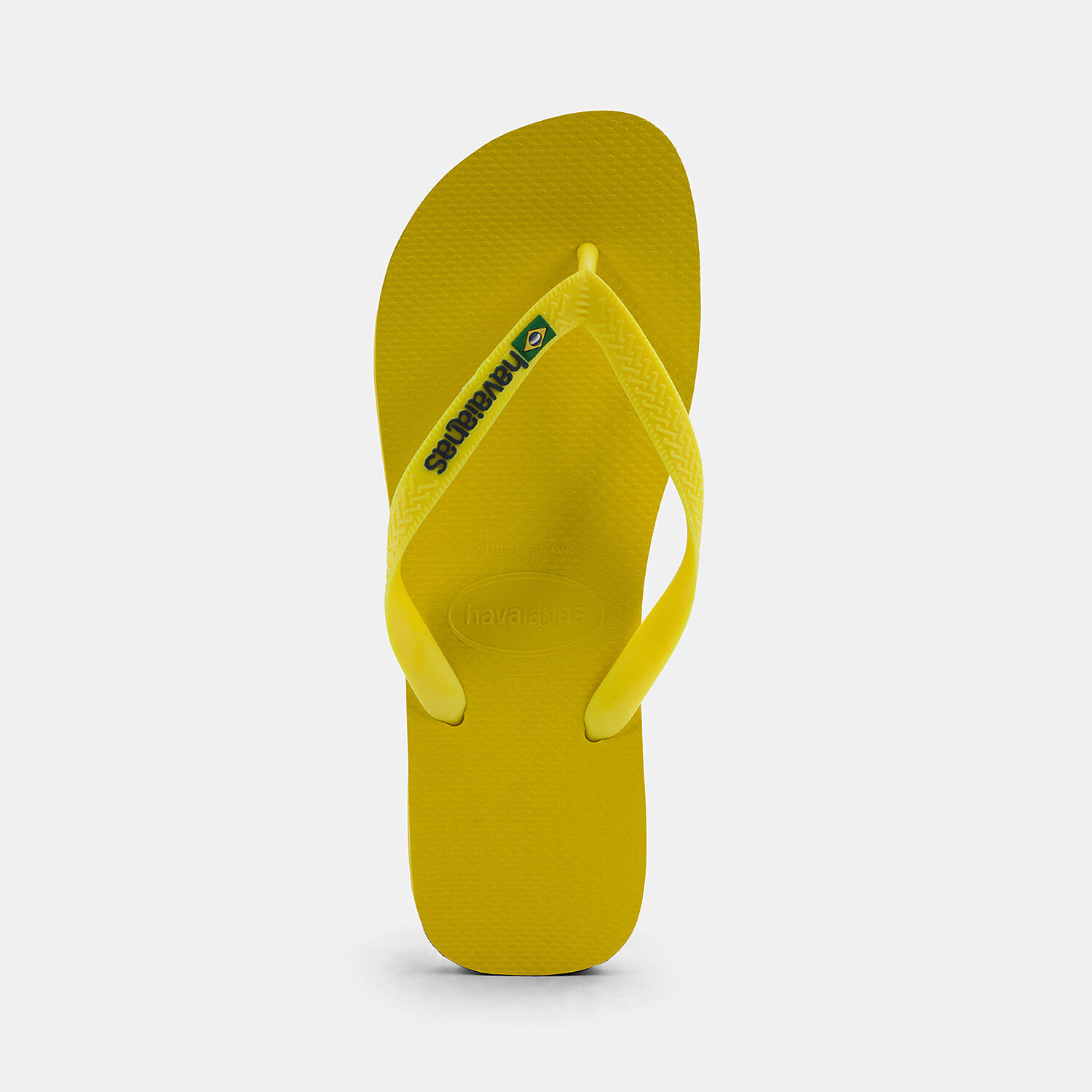 Havaianas Brasil Logo Neon gialle e blu AW LAB