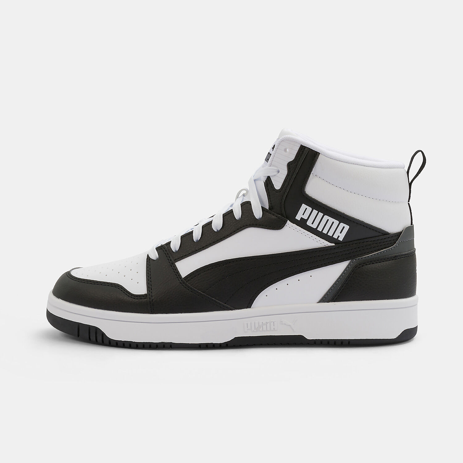 Puma basket nere e bianche clearance