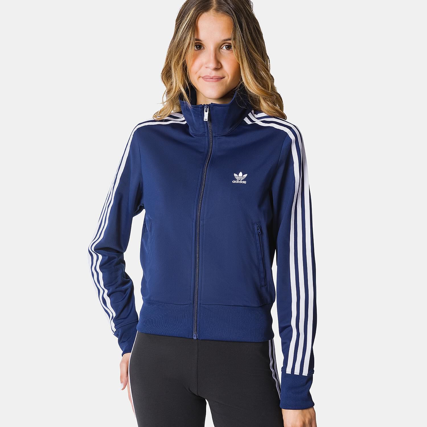 Felpa adidas azzurra con strisce bianche on sale