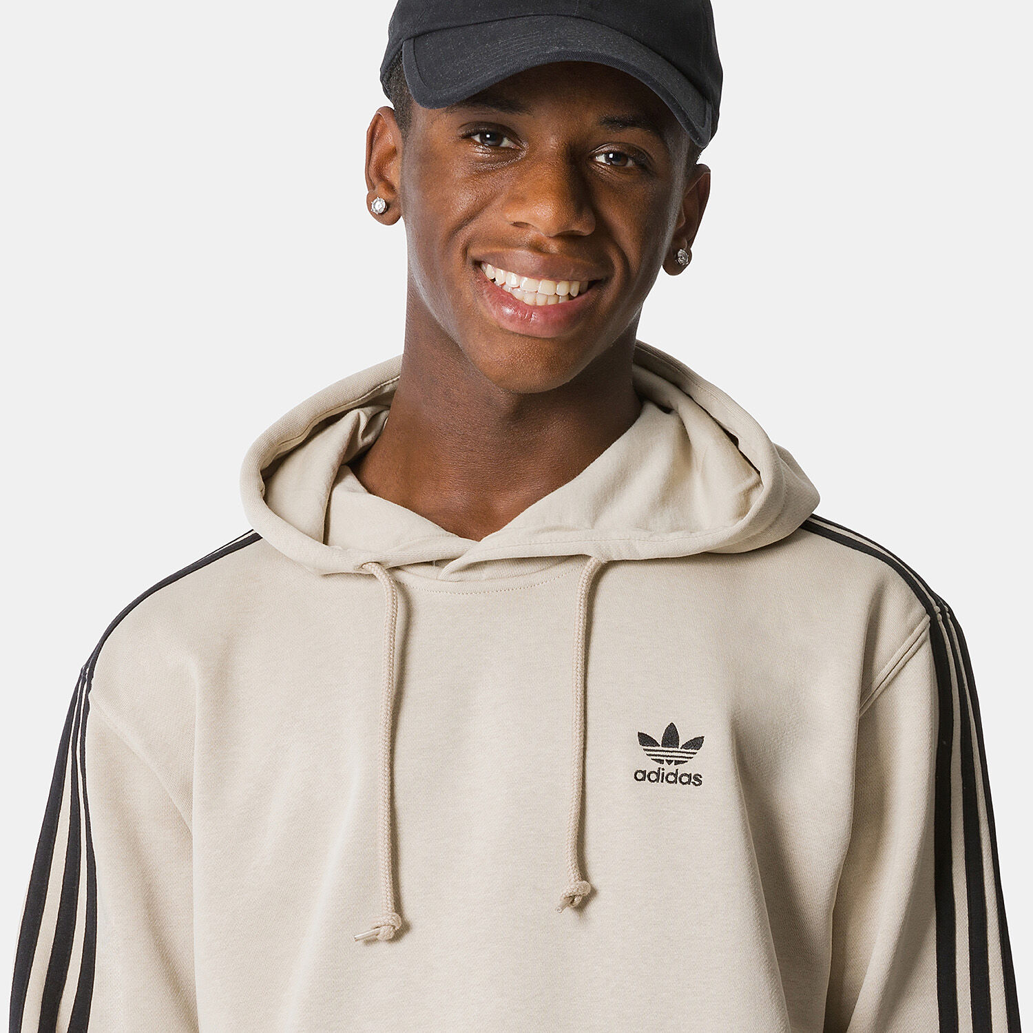 Felpa adidas con scritte sulle maniche clearance
