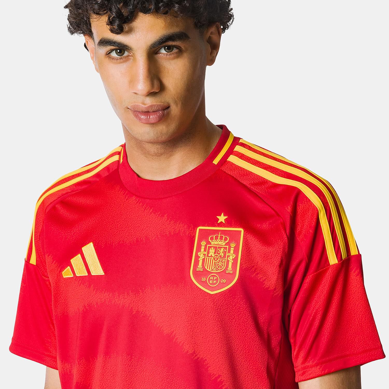 Maglia adidas rossa hot sale