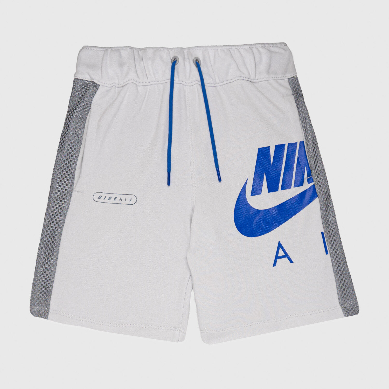 Short Nike Air bianchi blu e grigi AW LAB