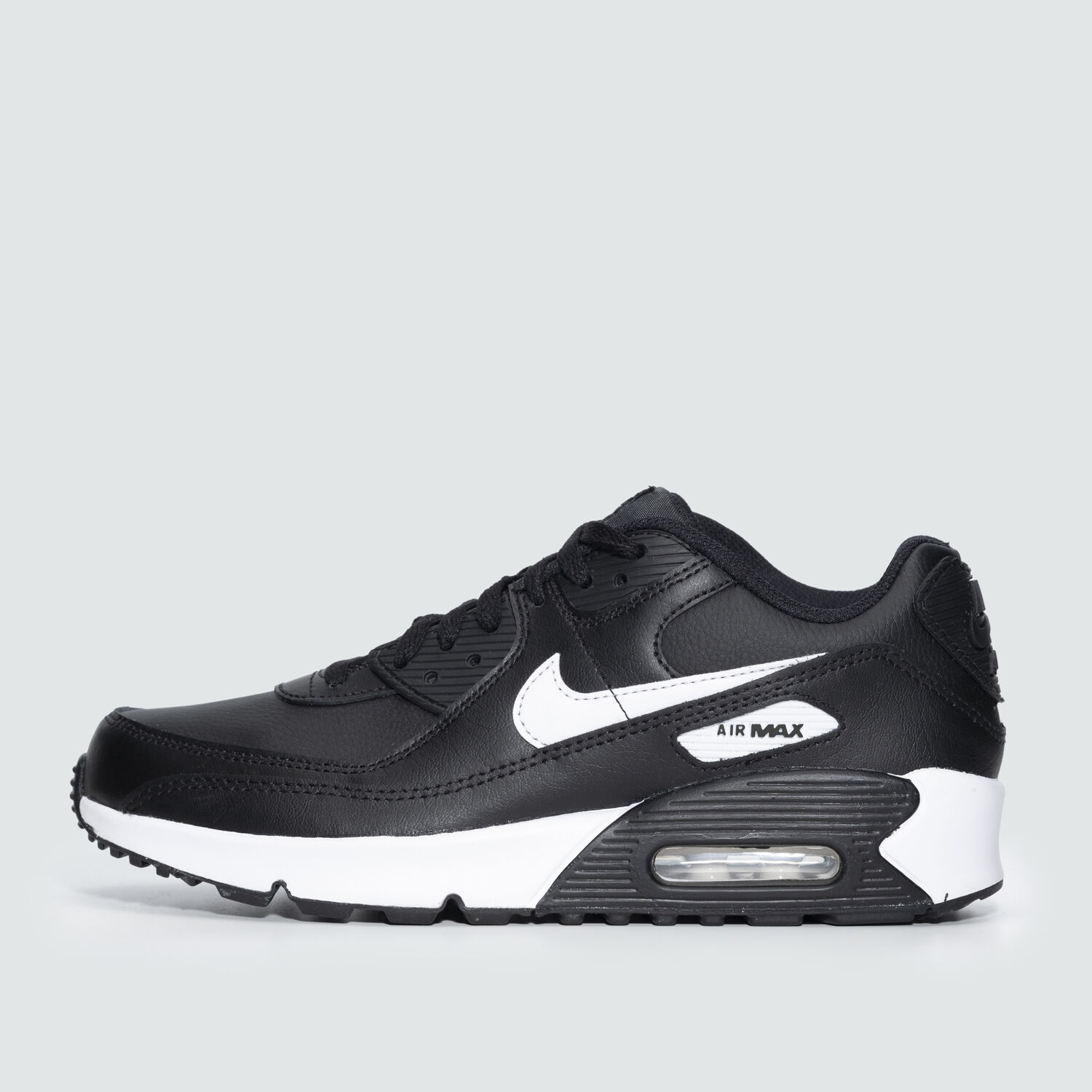 NIKE AIR MAX 90 LEATHER nere e bianche AW LAB