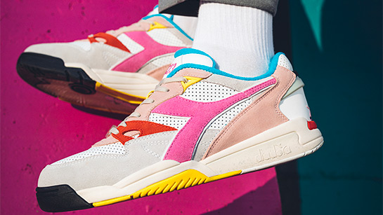 scarpe diadora uomo rosa